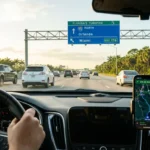 Miami to Orlando road trip navigation using eSIM