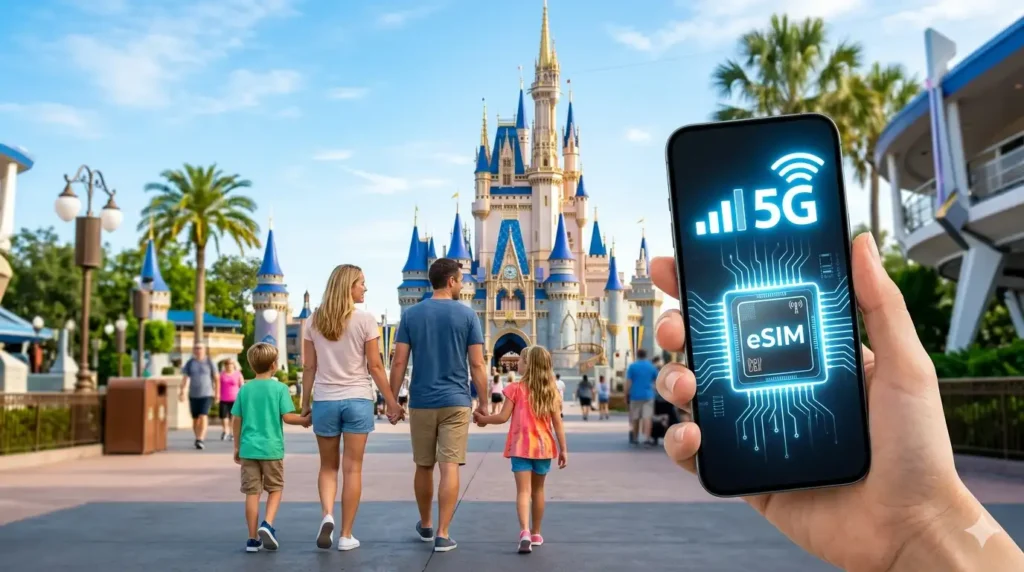 Best eSIM Orlando package for tourists