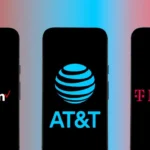 Smartphone showing cellular signals to choose the best eSIM network in Miami.
