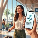 prepaid eSIM Miami Florida activation guide for international travelers landing at MIA airport