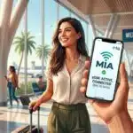 prepaid eSIM Miami Florida activation guide for international travelers landing at MIA airport
