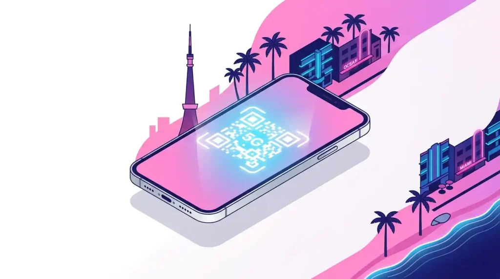 High-speed 5G connectivity for passengers booking Japan to Miami flights