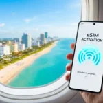 San Francisco to Miami flights travel eSIM setup