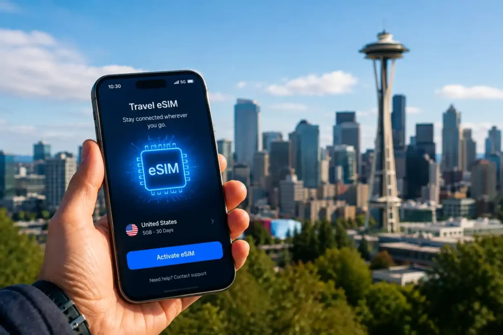 best esim seattle travel guide