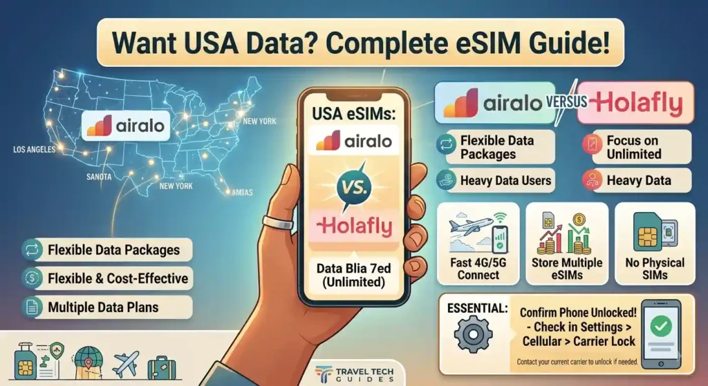 eSIM USA travel plan for high-speed internet