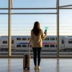 How to Connect to Newark Airport WiFi & Get Instant Data (EWR) Traveler using Newark airport wifi and EWR eSIM before taking NJ Transit to NYC